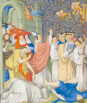 Folio 73v illumination