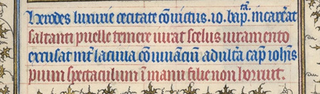 Folio 212r detail