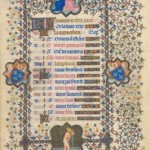 January page from the Belles Heures 