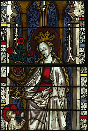 Saint Dorothea with a basket of roses