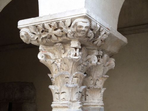 Column in Saint-Guilhem Cloister