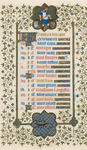 October page from the Belles Heures