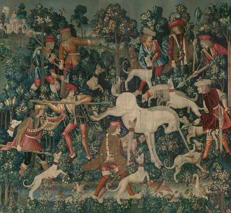 The Unicorn at Bay (The Unicorn Defends Itself)