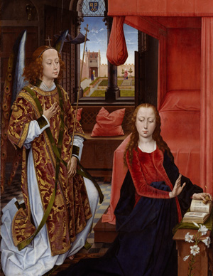 The Annunciation (detail)