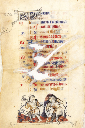 March Activity from The Hours of Jeanne d’Évreux