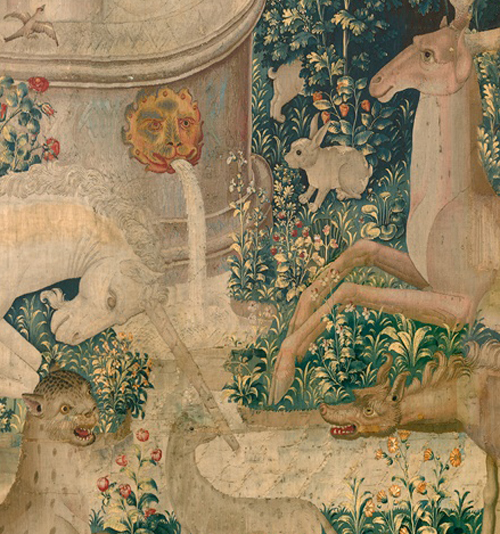 Detail from The Unicorn is Found