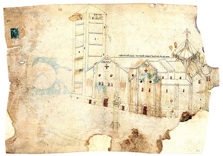 Opicinus de Canistris (1296–ca. 1354) Cathedral of Pavia Avignon, France; 1335–50 Biblioteca Apostolica Vaticana, Vatican City, Pal. Lat. 1993