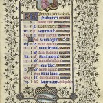 February page from the Belles Heures