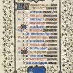 March page from the Belles Heures