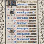 September page from the Belles Heures thumbnail