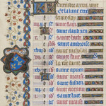 December calendar page from the Belles Heures thumbnail