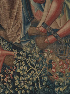 Bramble Detail from Christ is Born as Man's Redeemer (Episode from The Story of the Redemption of Man)