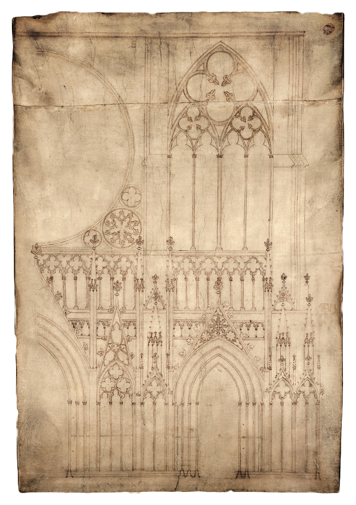 medieval architecture drawing